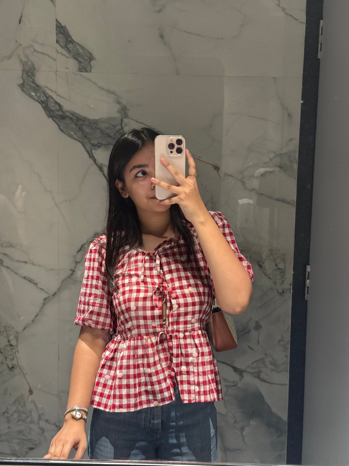 3 Knot Top - Red/Blue