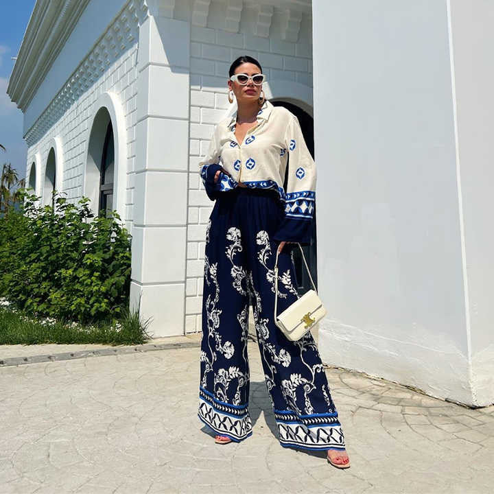 Neema Indigo Co-ord Set