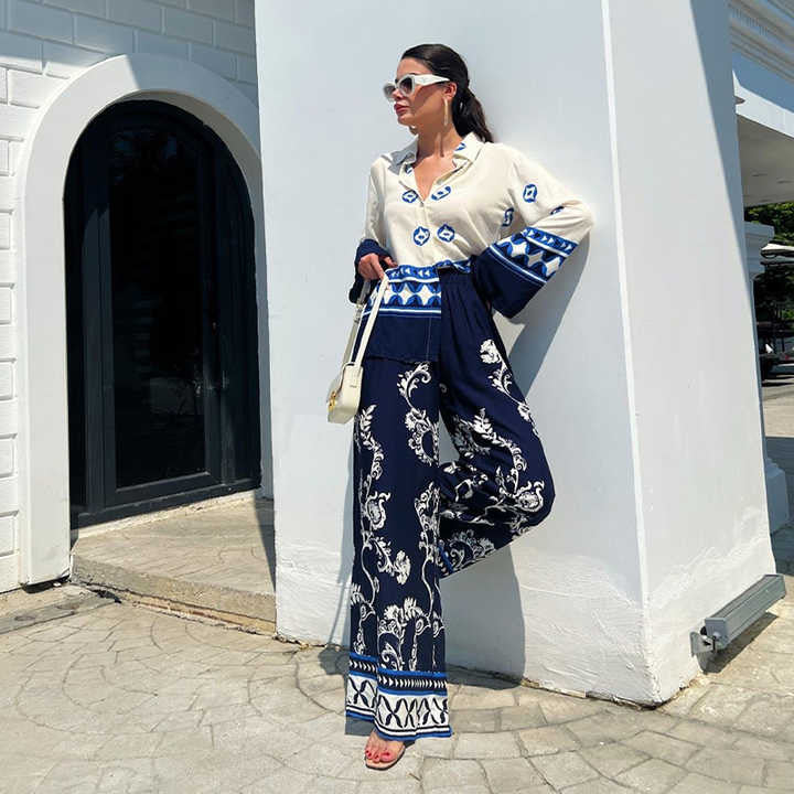 Neema Indigo Co-ord Set