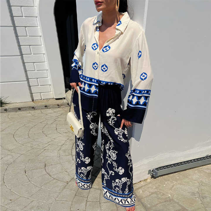 Neema Indigo Co-ord Set