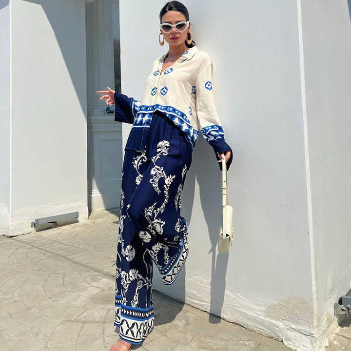 Neema Indigo Co-ord Set