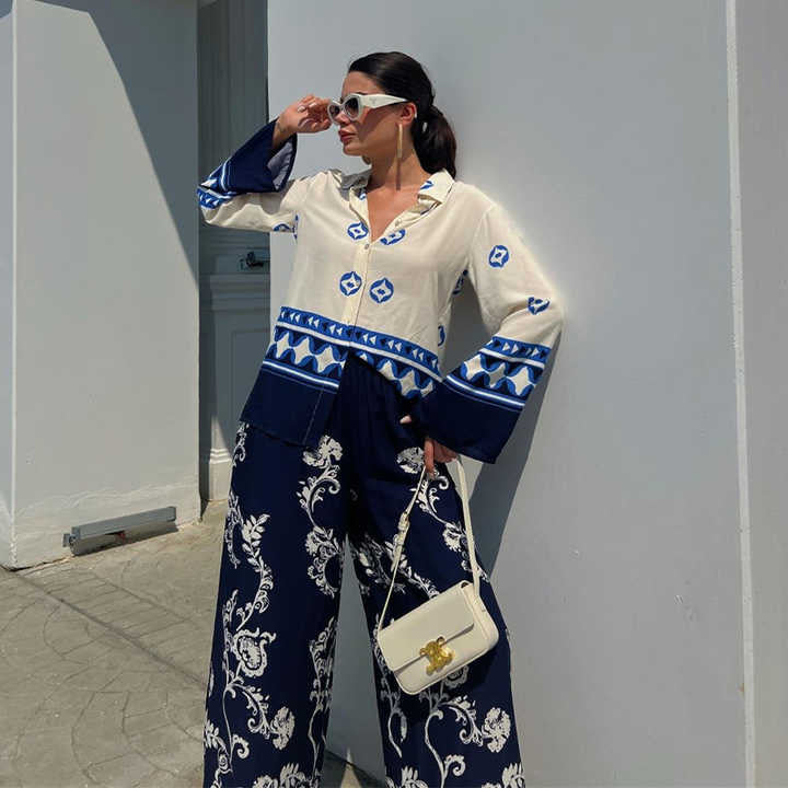 Neema Indigo Co-ord Set
