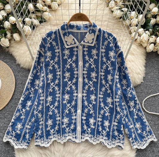 Ava Embroided Shirt