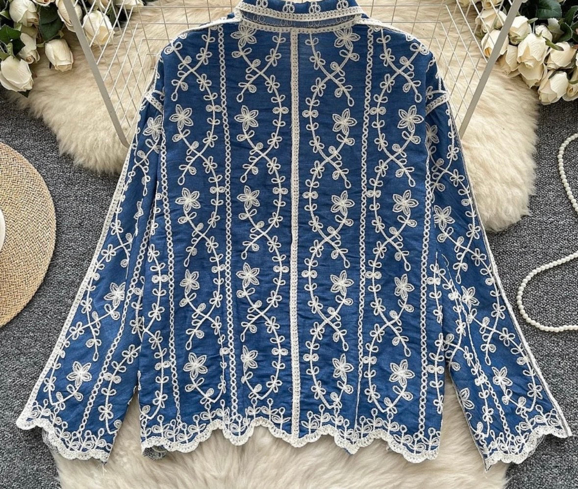 Ava Embroided Shirt