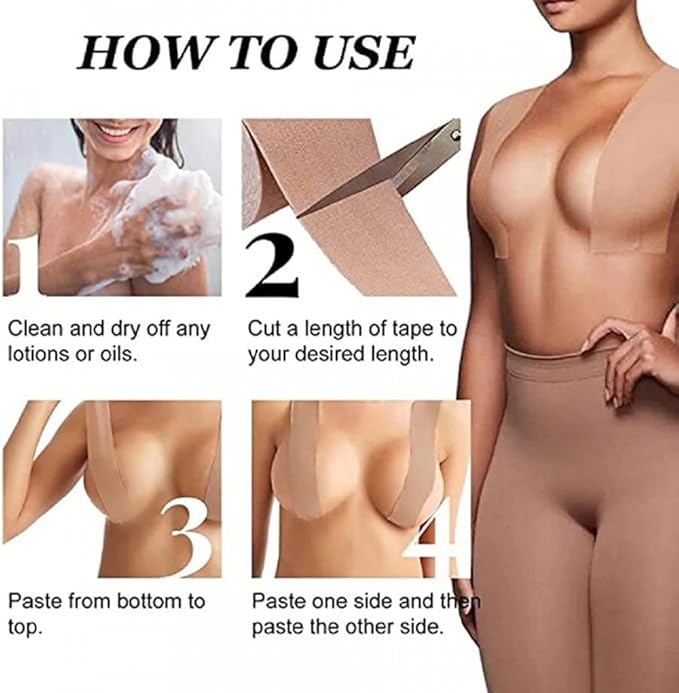 Body Tape - Buy 1 Get 1  (With Free pasties)