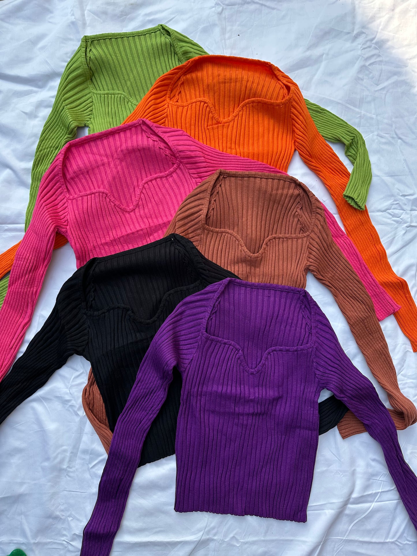 Scoop Neck Warm Tops