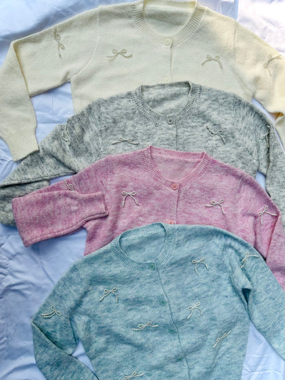 Pearl Bow sweater