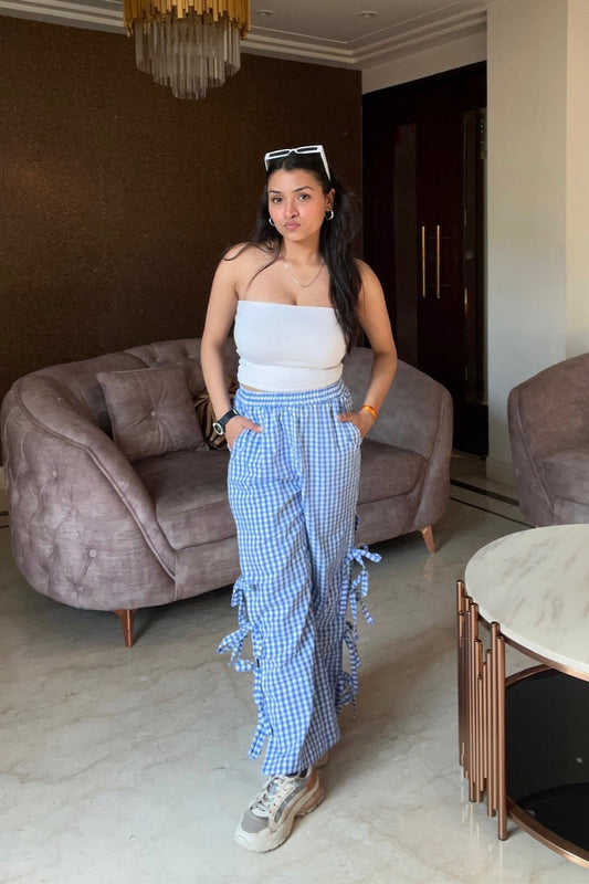 Gingham Knot Pants