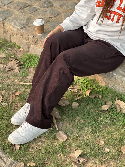 Dark Brown Corduroy Pants - Bestseller