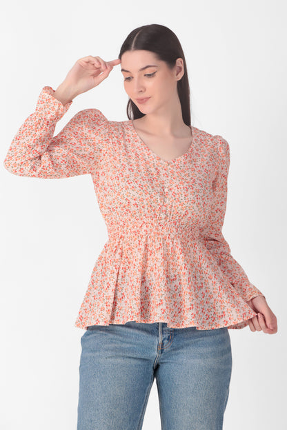 Bloom Orange Top