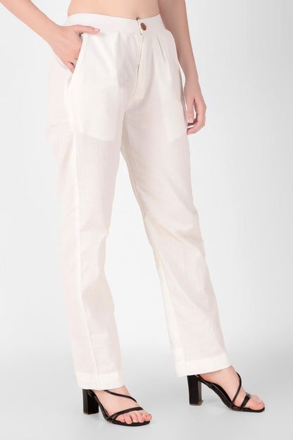 Everyday Linen Pants - Brown/White/Black