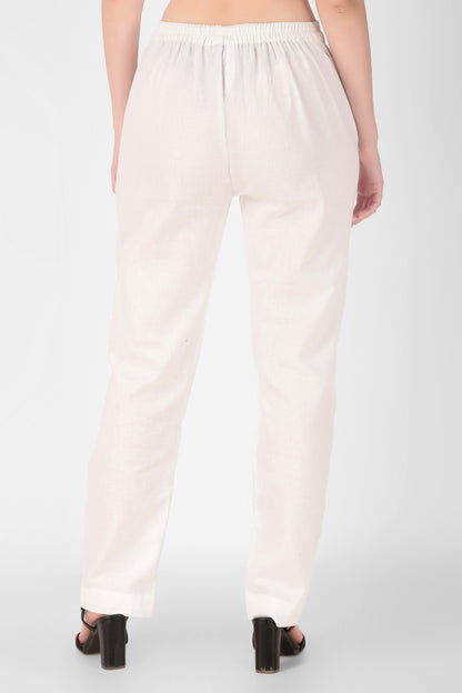 Everyday Linen Pants - White